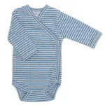 Nyfødt Slå-om Body - AZURSTRIPE - 56