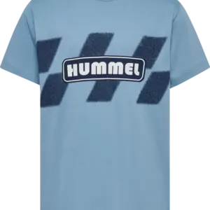 Pets t-shirt kortærmet - FADED DENIM - 128