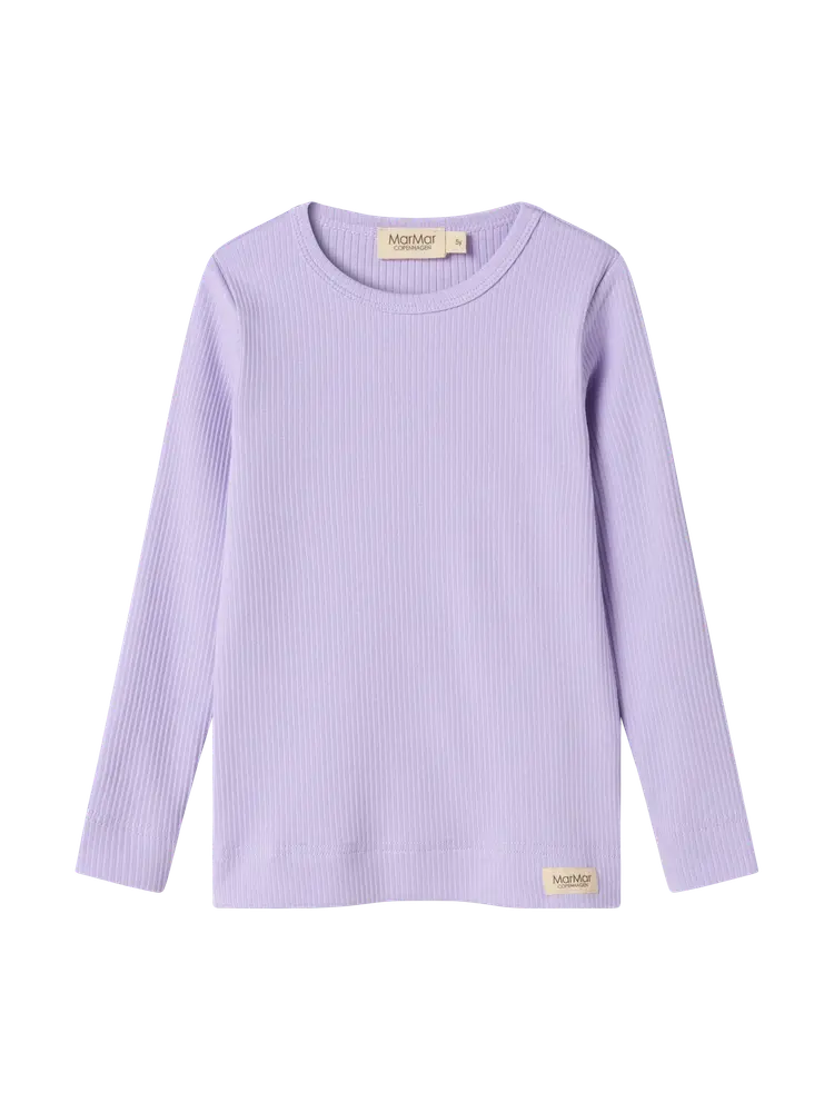 Plain Bluse - Soft lavender - 98