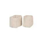 Quiltede kurve, 2 stk, Grey Sand