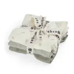 Stofbleer, 3 stk., Sophora leaves, mist green