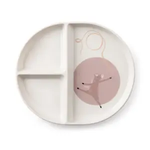 Tastii, tallerken m/3 rum, Teeny Toes