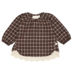 That's Mine Bluse - Henny - Dark Brown Melange