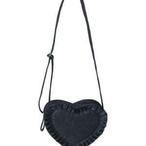 That's Mine Skuldertaske - Juliet - Heart Blue/Glitter