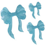 That's Mine Wallstickers - 3-pak - Blå Sløjfe