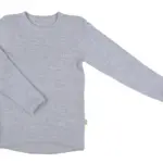 Top Langærmet Basic - Grå Melange - 100