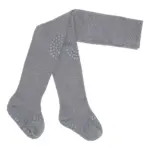 Uld Kravle Strømpebukser - Grey melange - 6-12M