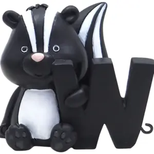 W bogstav med stinkdyr til navnetog