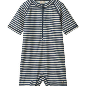 Wheat Badeheldragt - UV40+ - Cas - Blue Stripe