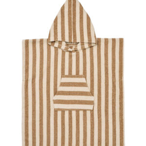 Wheat Badeponcho - Lille - Frotté - Cappucino Stripe