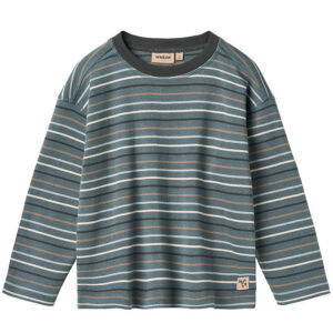 Wheat Bluse - Hans - Blue Multi Stripe