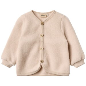 Wheat Cardigan - Uldfleece - Kari - Pale Lilac
