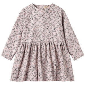 Wheat Kjole - Aima - Lilac Checked Flowers