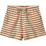 Wheat Shorts - Kalle - Warm Caramel Stripe