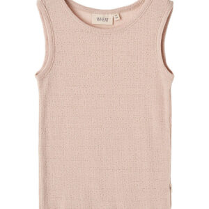 Wheat Undertrøje - Uld/Silke - Iggy - Pale Lilac m. Hulmønster