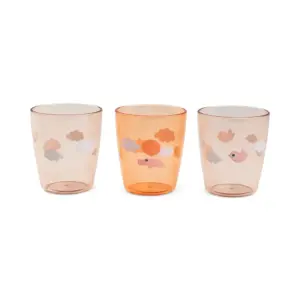 Yummy mini glas 3 stk. Happy clouds Papaya