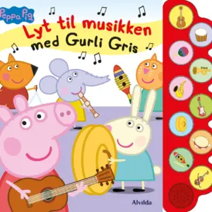 10-knaps lydbog -Lyt til musikken med Gurli Gris