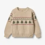 Balou Jacquard Pullover - Warm Sand - 98/3 ÅR