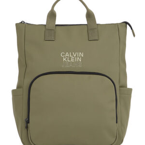 Calvin Klein Pusletaske - Rubber Diaper BP - Dusty Olive
