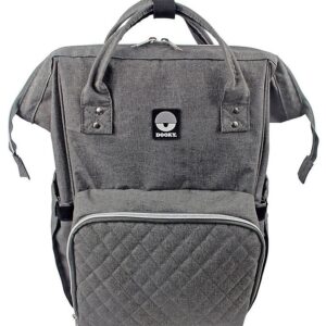 Dooky Pusletaske Rygsæk - Stor - Grey Melange