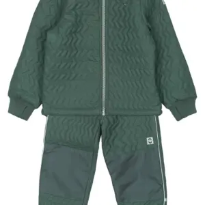 Duvet Fleece Sæt - Balsam green - 74 CM