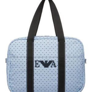 Emporio Armani Pusletaske - Lyseblå/Navy m. Logoer