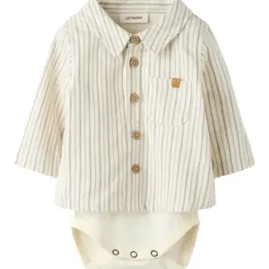 Felixo Langærmet Bodyskjorte - Turtledove - 68