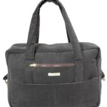 Filibabba Mommy Bag - Fløjl - Stone Grey