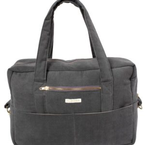 Filibabba Mommy Bag - Fløjl - Stone Grey