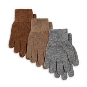 Filla 3-pak fingervanter (5-8 år)