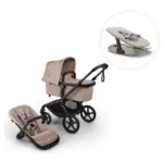 Fox 5 Renew complete inkl. Giraffe bouncer - desert taupe/polar white