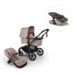 Fox 5 Renew complete inkl. Giraffe bouncer - desert taupe/tornado grey