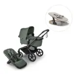 Fox 5 Renew complete inkl. Giraffe bouncer - forest green/polar white