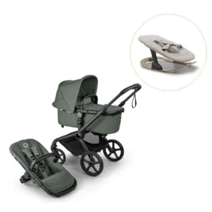 Fox 5 Renew complete inkl. Giraffe bouncer - forest green/polar white