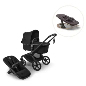Fox 5 Renew complete inkl. Giraffe bouncer - heritage black/tornado grey