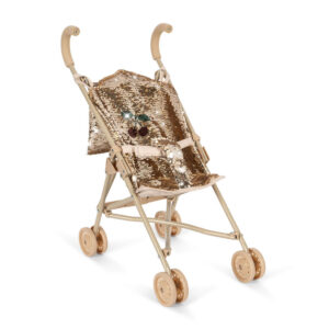 Glitter dukkeklapvogn (One size)