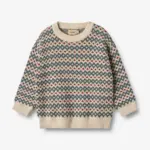 Harlow Jacquard Pullover - Offwhite - 3 ÅR