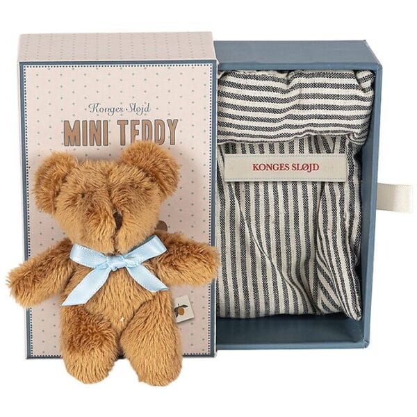 Konges Sløjd Bamse - Milo - Tiny Teddy - Brun Konges Sløjd Bamse - Milo - Tiny Teddy - Brun