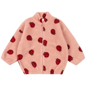 Konges Sløjd Fleecejakke - Jody Teddy - Ladybug Pink