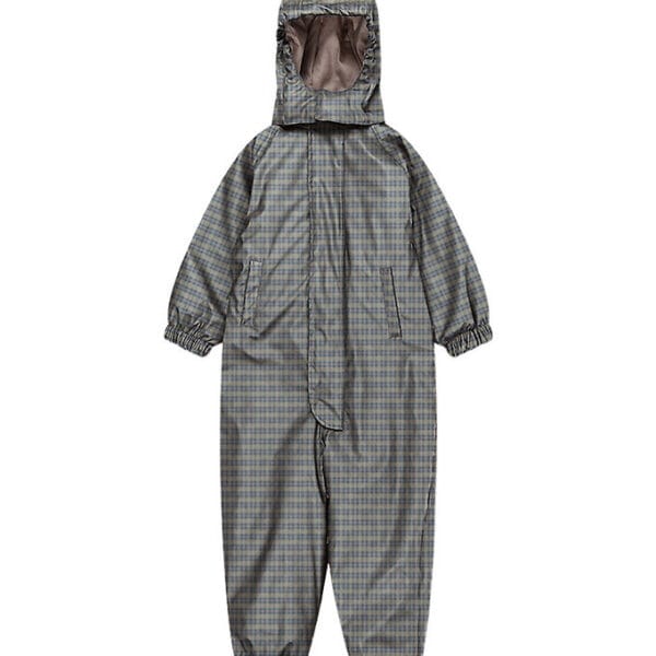 Konges Sløjd Flyverdragt - PU - Rain - Laurel Blue Check Konges Sløjd Flyverdragt - PU - Rain - Laurel Blue Check