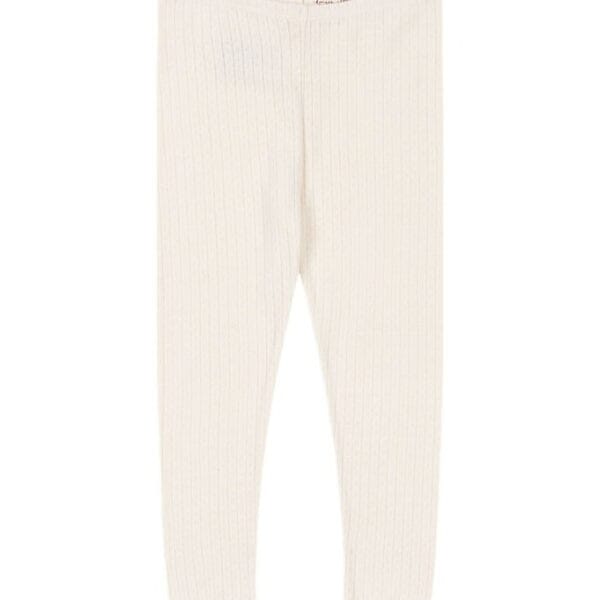 Konges Sløjd Leggings - Rib - Minnie - Antique White