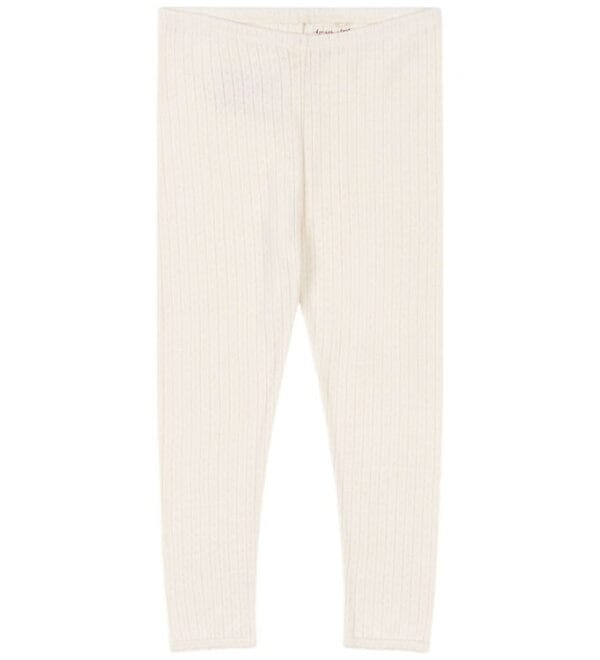 Konges Sløjd Leggings - Rib - Minnie - Antique White
