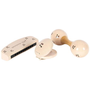 Konges Sløjd Musikinstrumenter - Træ - 3 Dele - Cherry