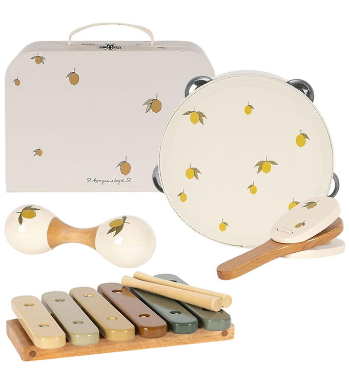 Konges Sløjd Musikinstrumenter - Træ - Glossy - Lemon