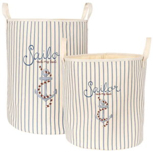 Konges Sløjd Opbevaringskurve - 2 stk. - Sailor Stripe