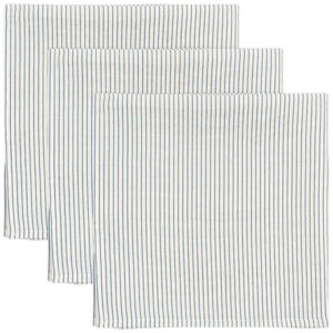 Konges Sløjd Stofbleer - 65x65 cm - 3-pak - Stripe Bluie