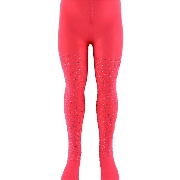 Konges Sløjd Strømpebukser - Glam - Amour Pink m. Rhinsten