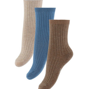 Konges Sløjd Strømper - 3-pak - Rib - Sleet Mix