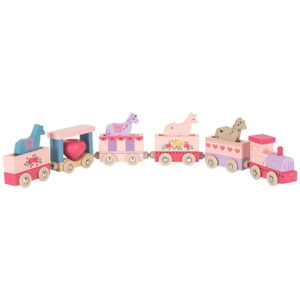 Konges Sløjd Tog - Bøgetræ - Unicorn - Pink