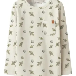 Layo Geo Bluse - Turtledove - 110